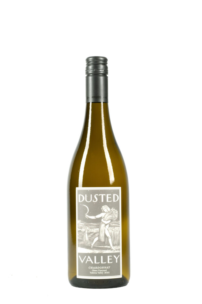 Photo of the 2021 Olsen Vineyard Chardonnay bottle