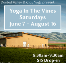 yoga in the vines